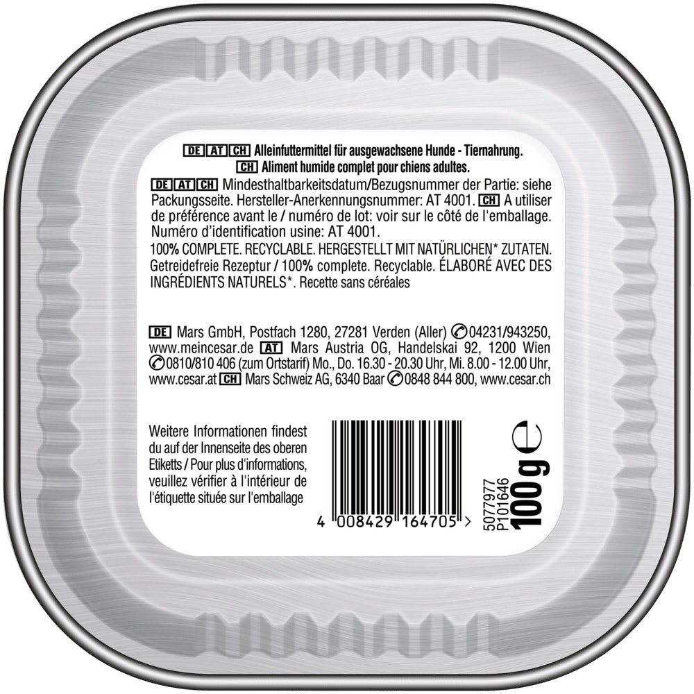 CESAR® NATURAL GOODNESS™ Terrine Bio mit Huhn, 100g - 2